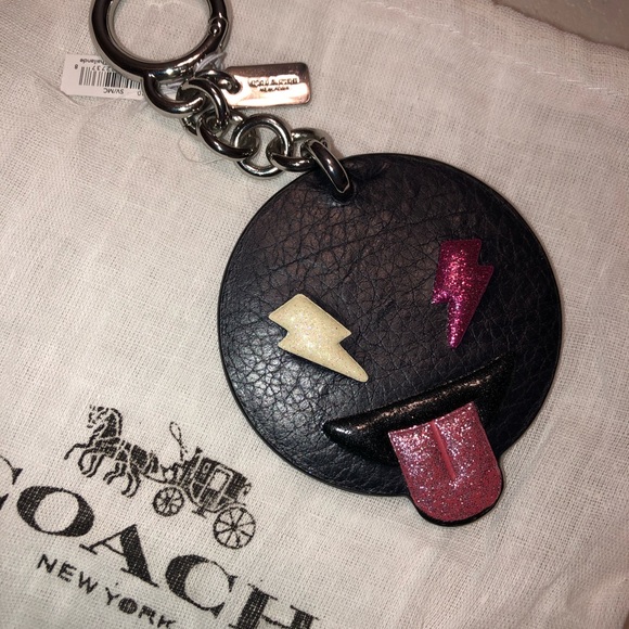 Coach Emoji Lightning keyring/FOB - Picture 4 of 4